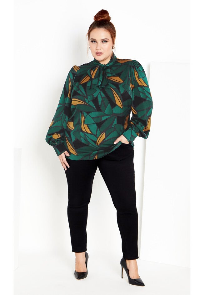 Vivian Top - jade, GREEN, on-hover image number null