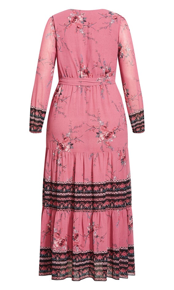 Pippa Maxi Dress - rosey, ROSEY WHIMSICAL BORD, alternate image number 5