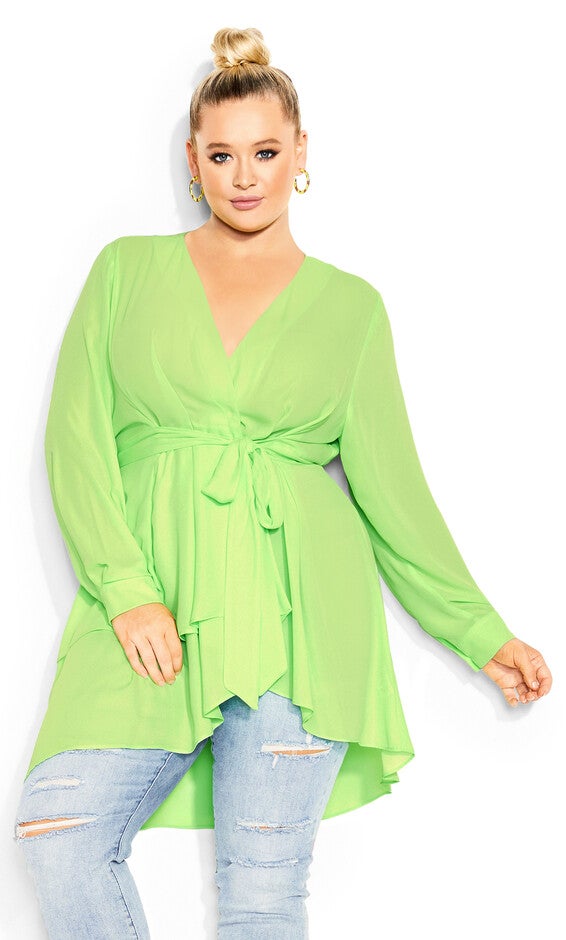 Shibara Top - citrus, YELLOW, hi-res image number 0