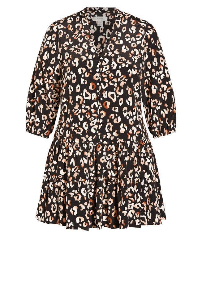 Safari Print Tunic - black, BLACK, alternate image number 3