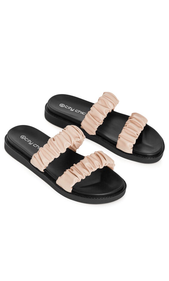 WIDE FIT Lille Slide - nude, BEIGE, alternate image number null
