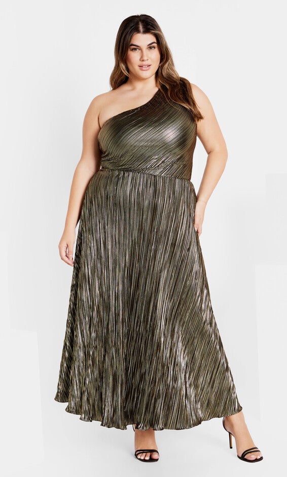Kamila Dress - bronze, BRONZE, hi-res image number 0