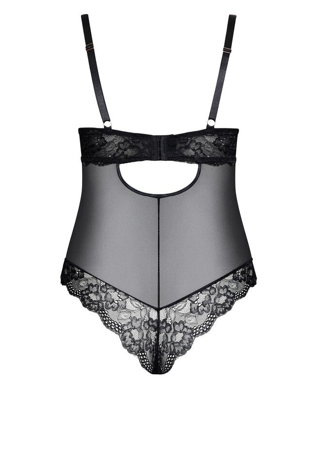 Kiki Mesh Bodysuit - black, BLACK, alternate image number null