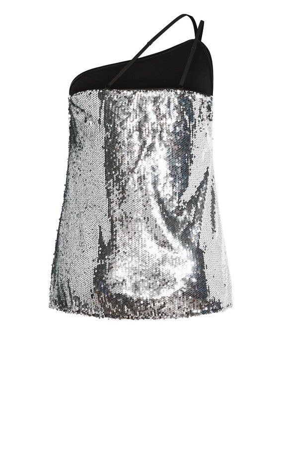 Ansley Top - silver, GRAY, alternate image number null