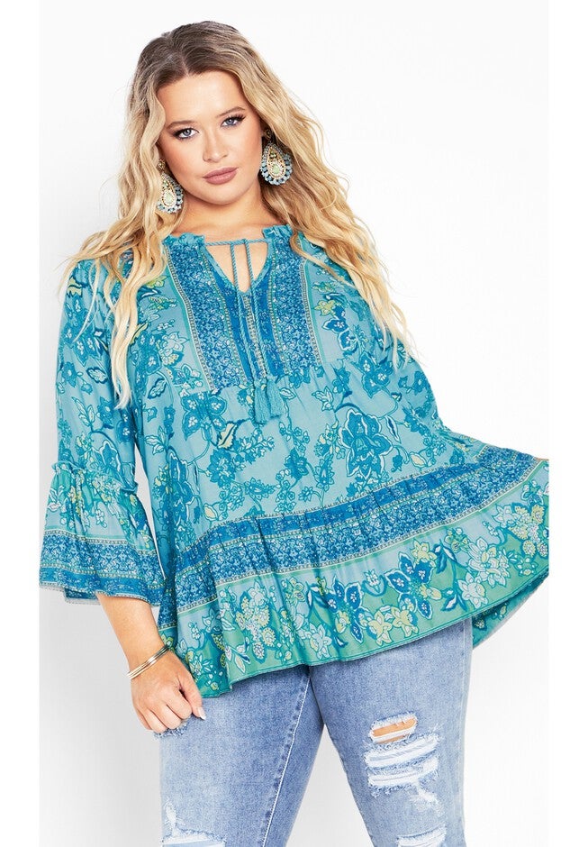Sea Change Top, AQUA SEA CHANGE, hi-res image number null