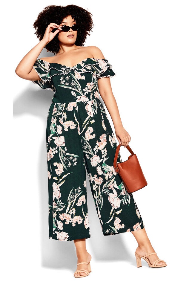 Fields Jumpsuit - jade, GREEN, hi-res image number 0