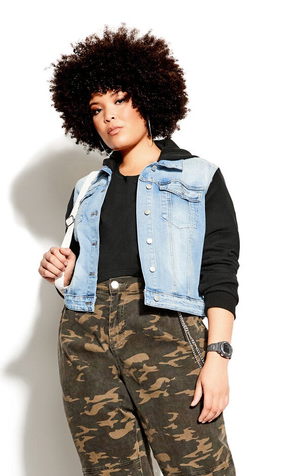 Denim Street Jacket - light wash, BLUE, alternate image number 2