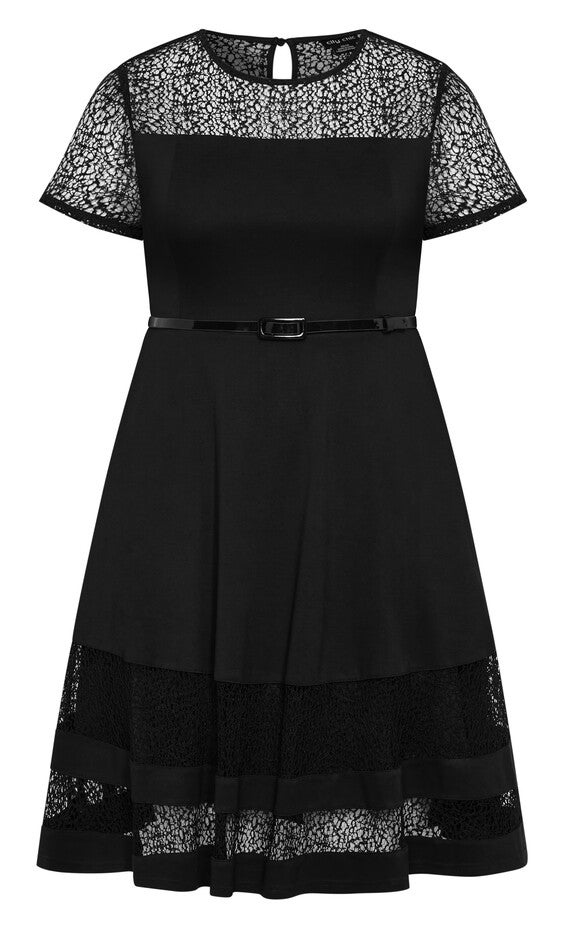 Rylan Dress - black, BLACK, alternate image number null