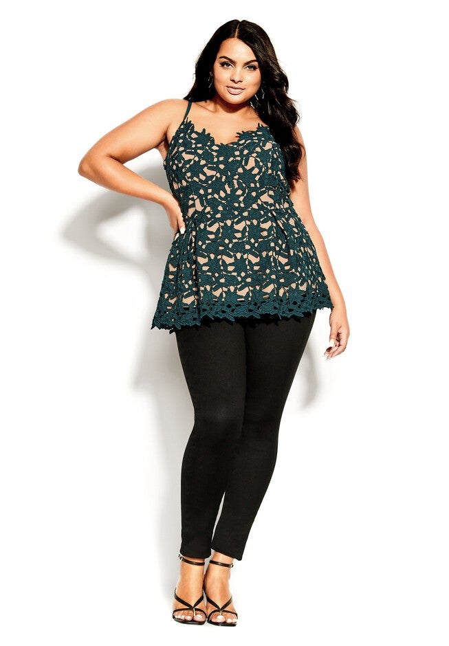 So Fancy Top - emerald, GREEN, alternate image number null