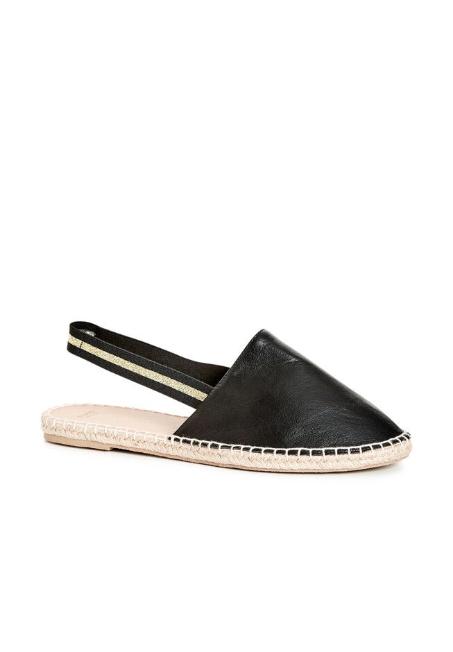 Sling Back Espadrille, BLACK, alternate image number null