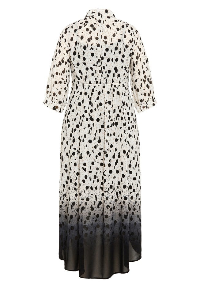 Rylee Print Dress, WHITE NOISE, alternate image number null