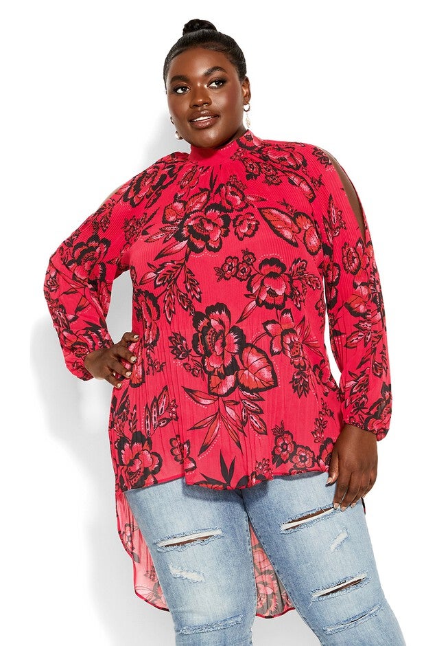 Cherry Bloom Top - cherry, RED, hi-res image number null