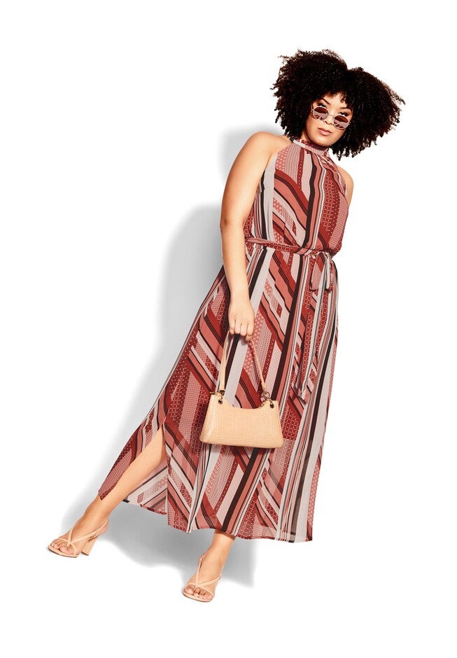 Addison Maxi Dress - rose, PINK, hi-res image number 0