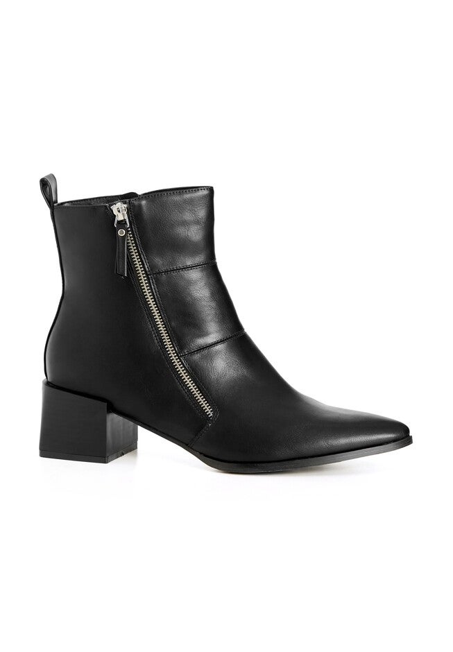 WIDE FIT Yasmin Ankle Boot - black, BLACK, hi-res image number null