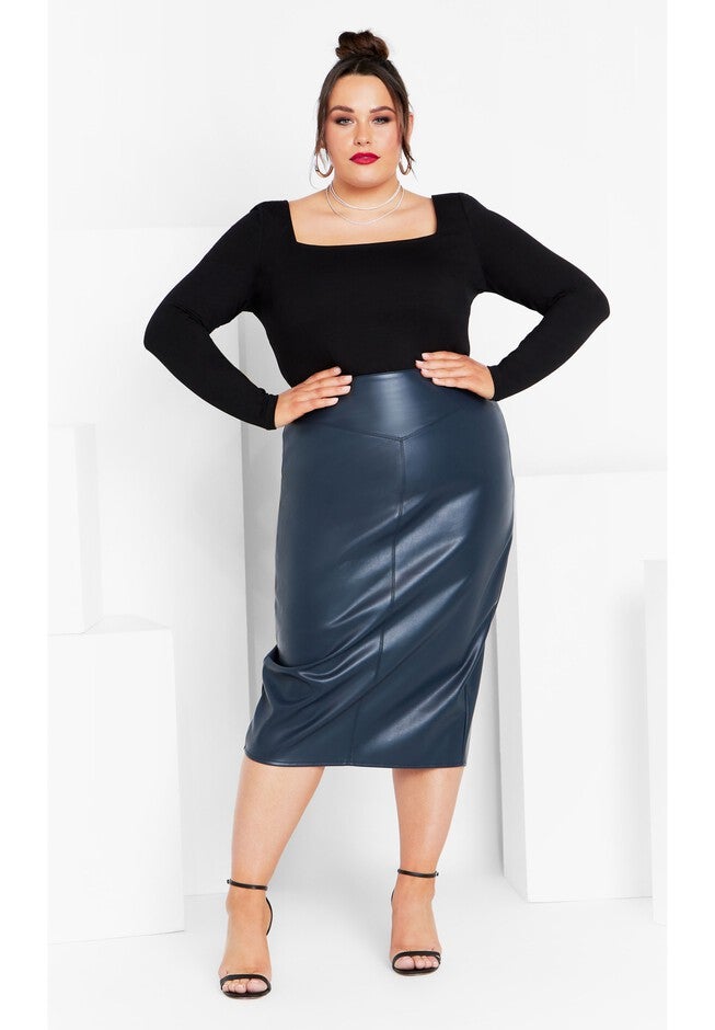 Charlotte Skirt - steel, GREY, alternate image number null