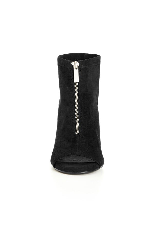 WIDE FIT Zip Zara Heel - black, BLACK, alternate image number null