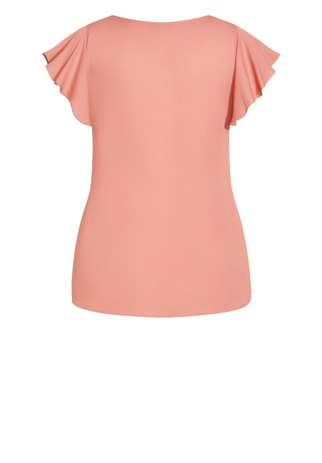 Zip Fling Top - guava, PINK, alternate image number null
