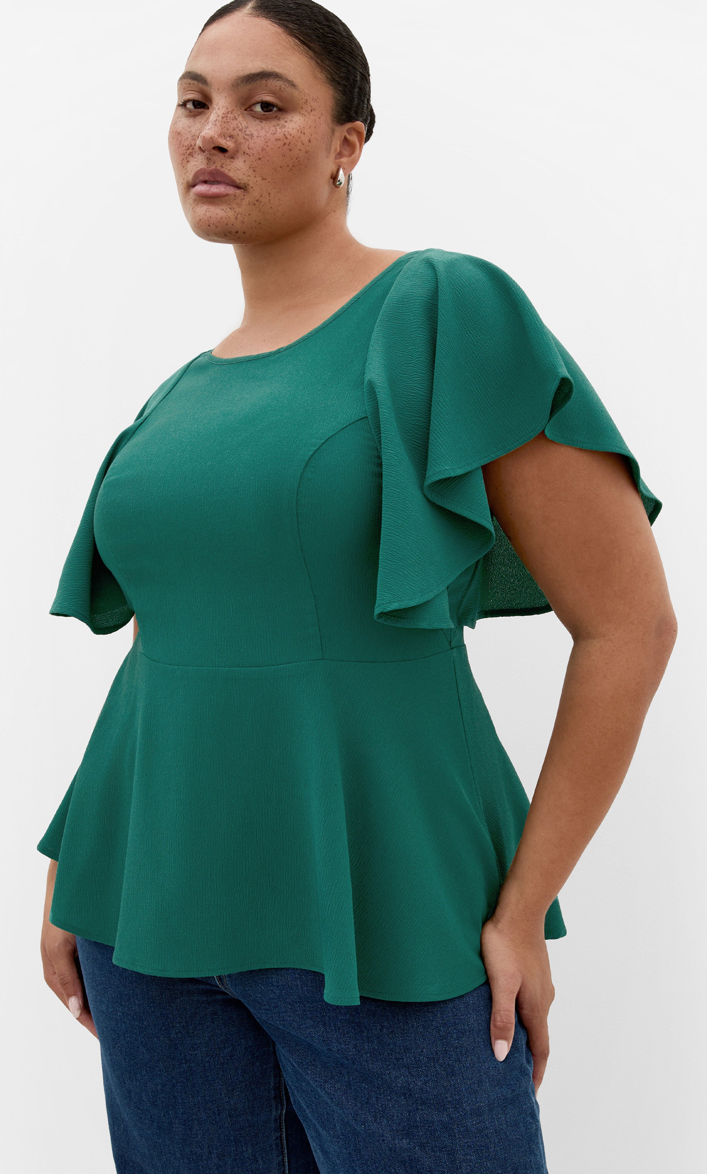 Romantic Mood Peplum Top