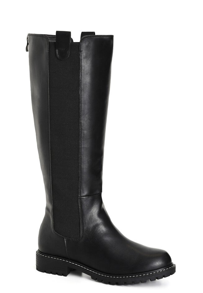 WIDE FIT Arizona Knee Boot - black, BLACK, hi-res image number null