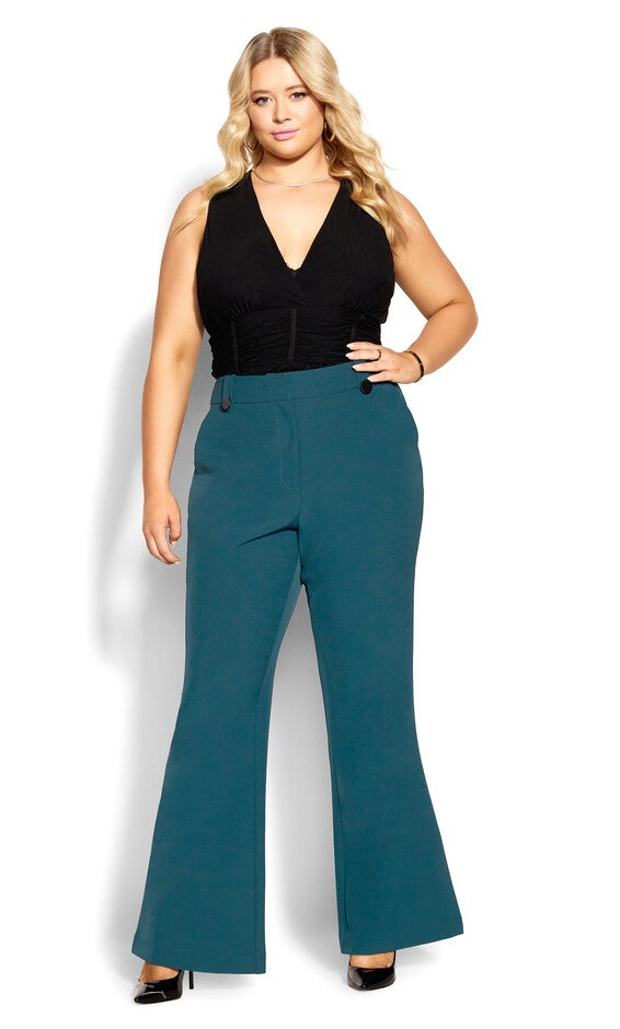 Tuxe Luxe Pant - jade, GREEN, alternate image number 3