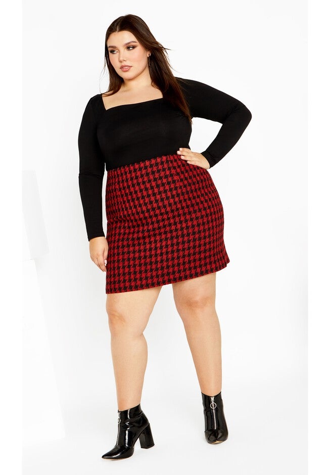 Skylar Skirt - red, RED, on-hover image number null