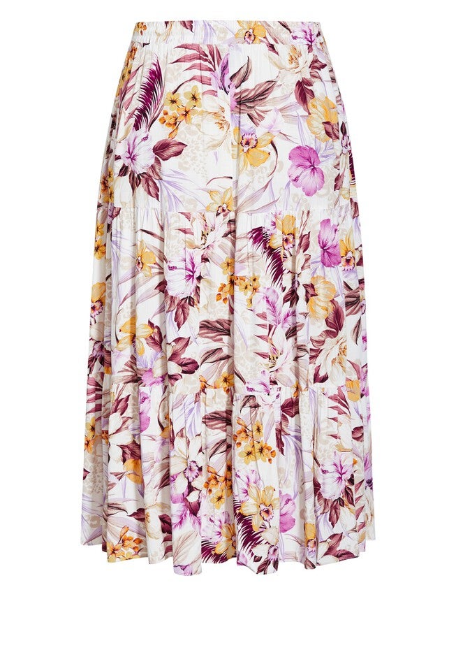 Mahe Tie Skirt - ivory, WHITE, alternate image number null