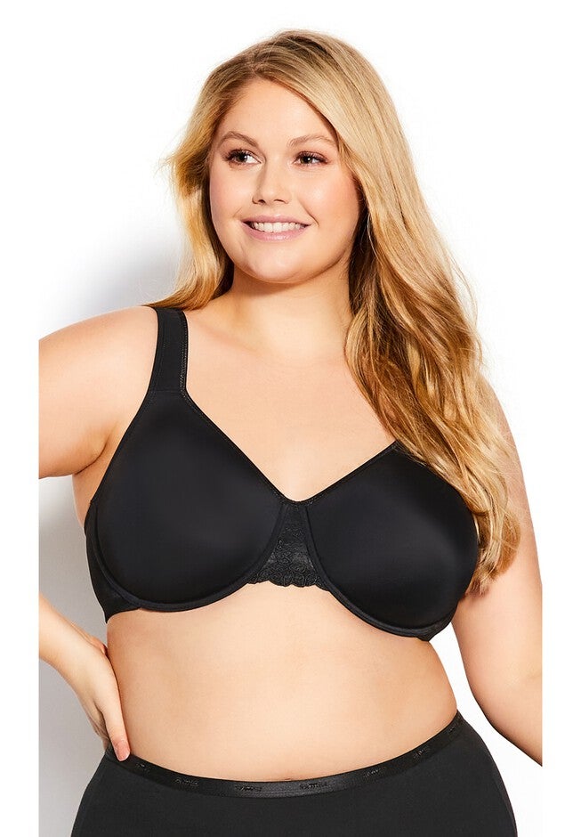 Smooth Caress Bra, BLACK, hi-res image number 0