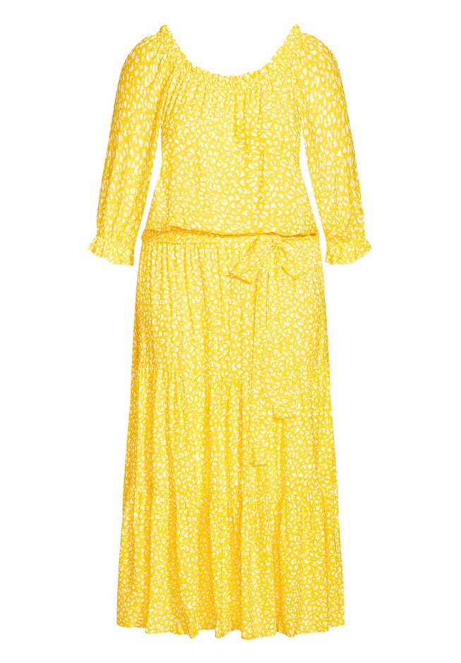 Emily Maxi Dress - sunshine, YELLOW, alternate image number 4