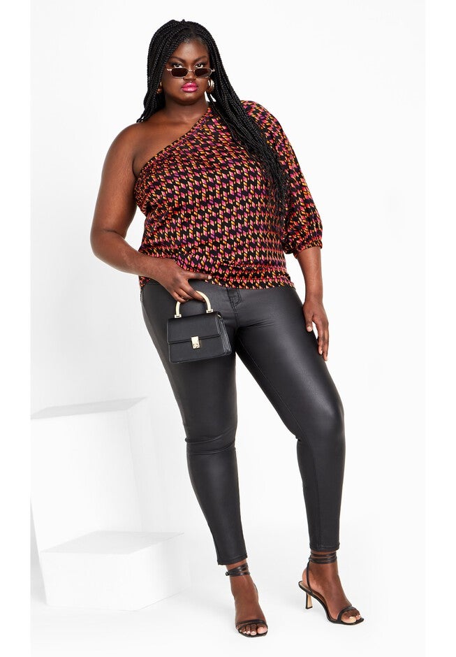 Elly Top - multi, ORANGE, on-hover image number null