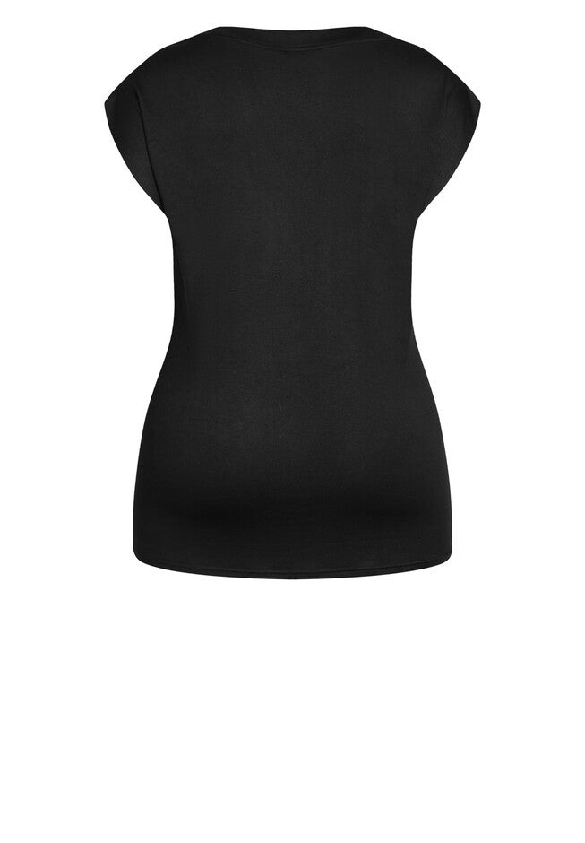 Dynamic V Top - black, BLACK, alternate image number null