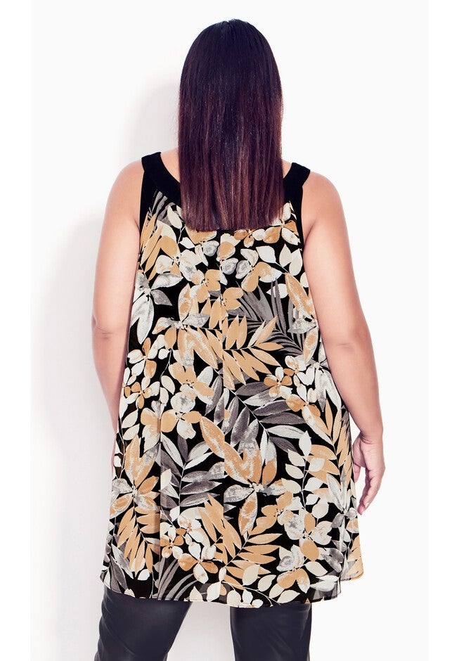 Exotic Overlay Tunic, IVORY TROPICS, alternate image number null