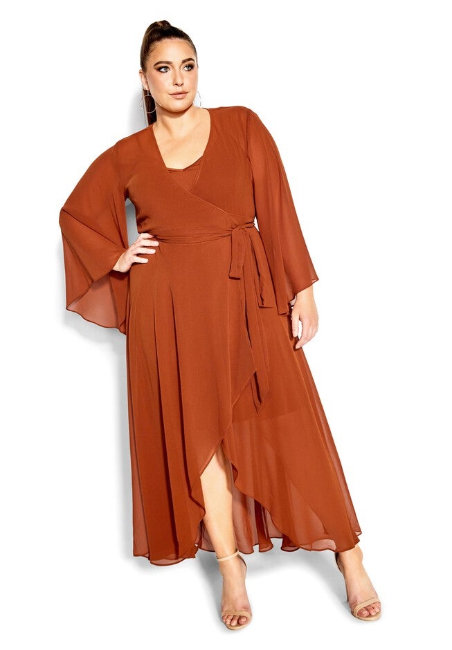 Fleetwood Maxi Dress - ginger, GINGER, on-hover image number 1