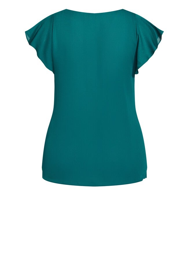 Zip Fling Top - alpine, GREEN, alternate image number 4