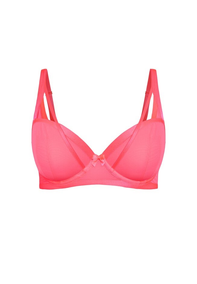 Electra Underwire Bra - neon coral, ORANGE, alternate image number 3