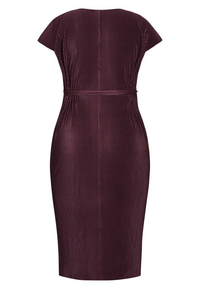 Baby Pleat Dress - plum, PURPLE, alternate image number 2