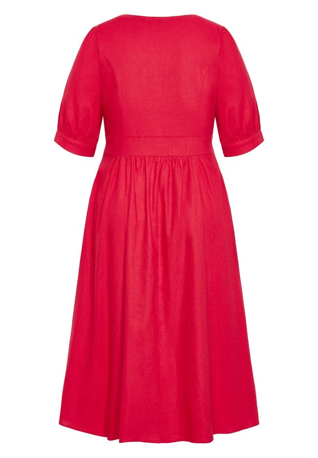 DRESS SUNSET STROLL, RED, alternate image number 5