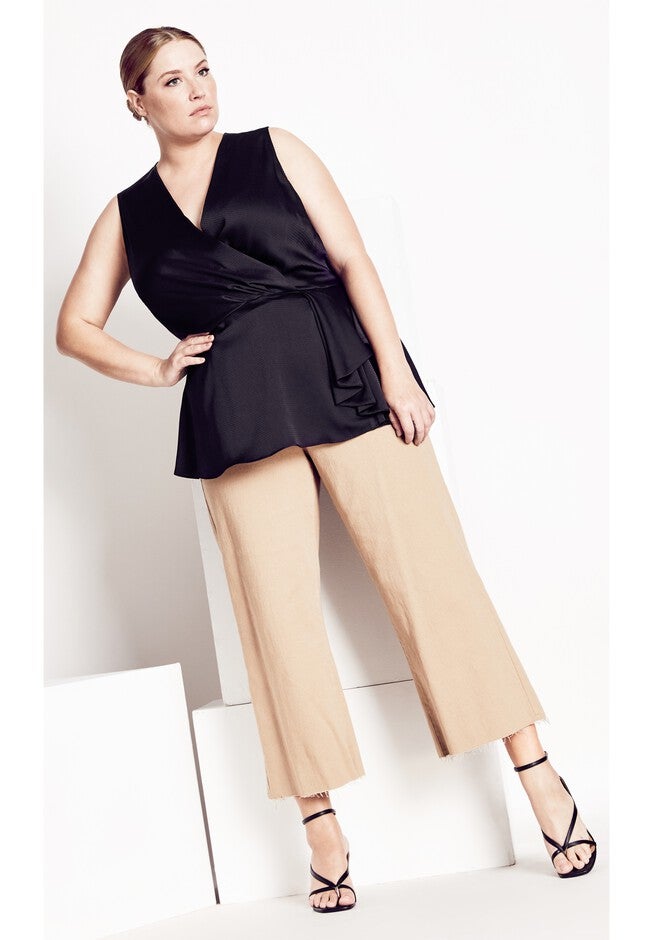 Waterfall Top - black, BLACK, hi-res image number 0