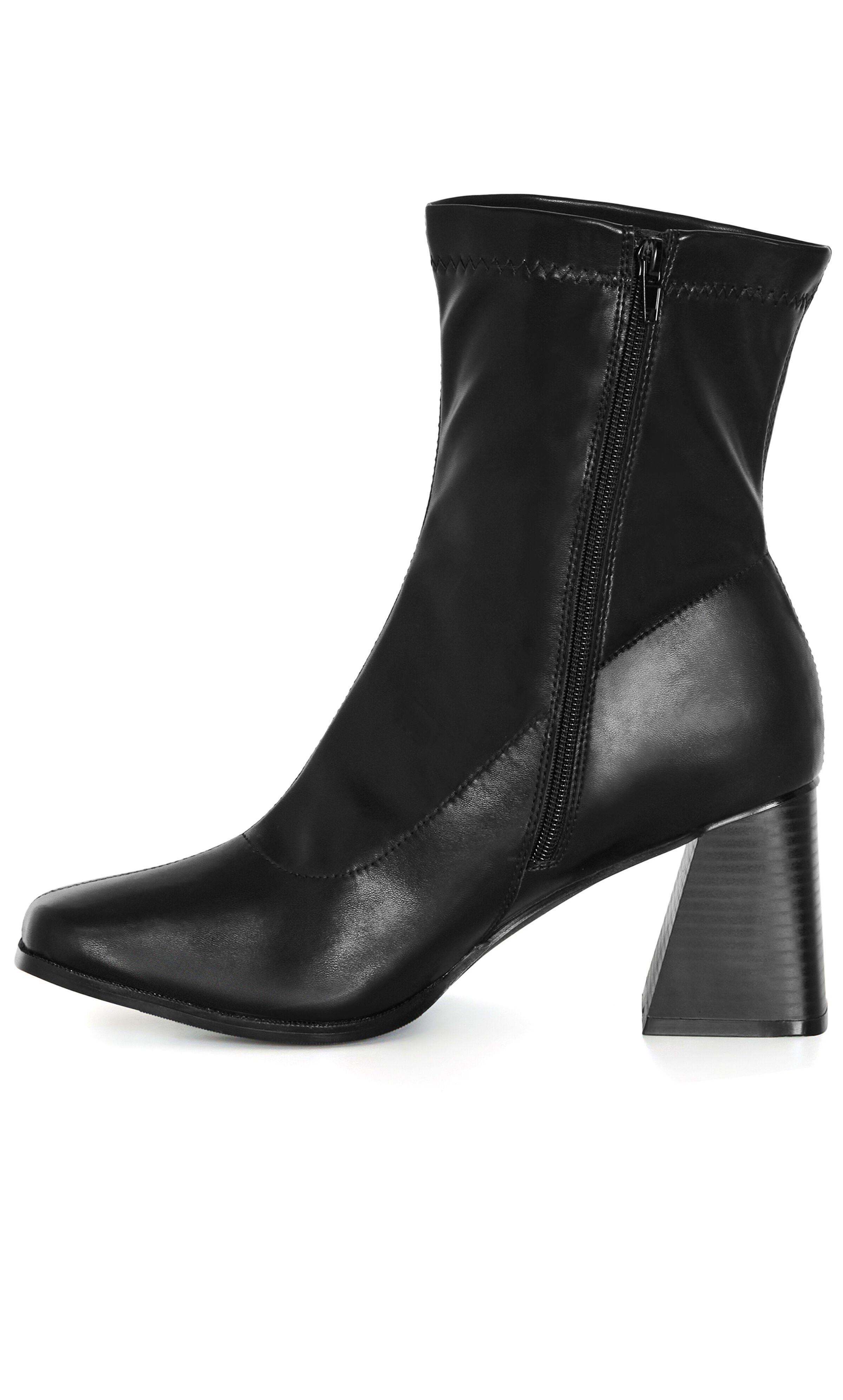 WIDE FIT Robbie Ankle Boot - black, BLACK, alternate image number 4