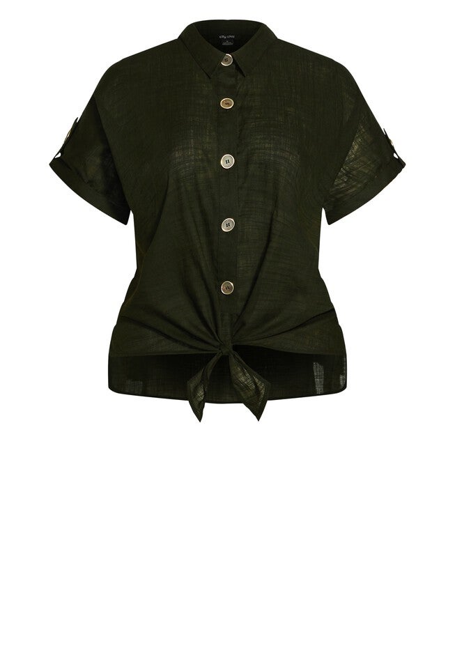Button Explore Shirt - khaki, BROWN, alternate image number null
