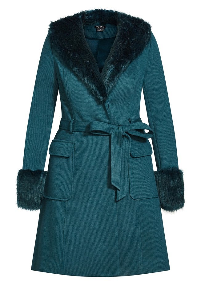 Make Me Blush Coat - alpine, GREEN, alternate image number null