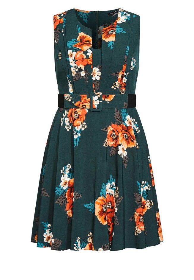 Angelica Dress - emerald, GREEN, alternate image number null