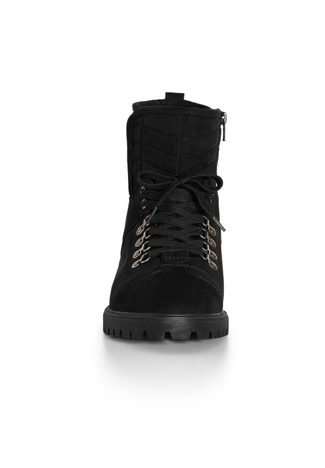 Jackie Lace Up Ankle Boot, BLACK, alternate image number null
