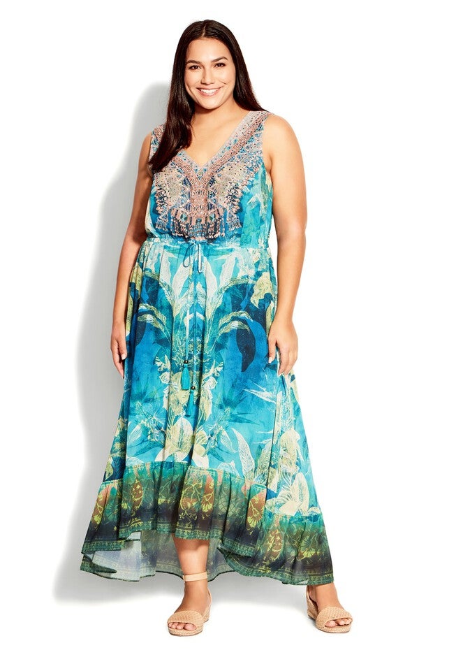 Escape Beaded Maxi Dress, ISLAND ESCAPE, hi-res image number null