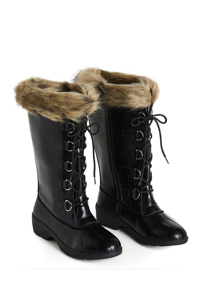 Yvette Cold Weather Boot, BLACK, alternate image number null