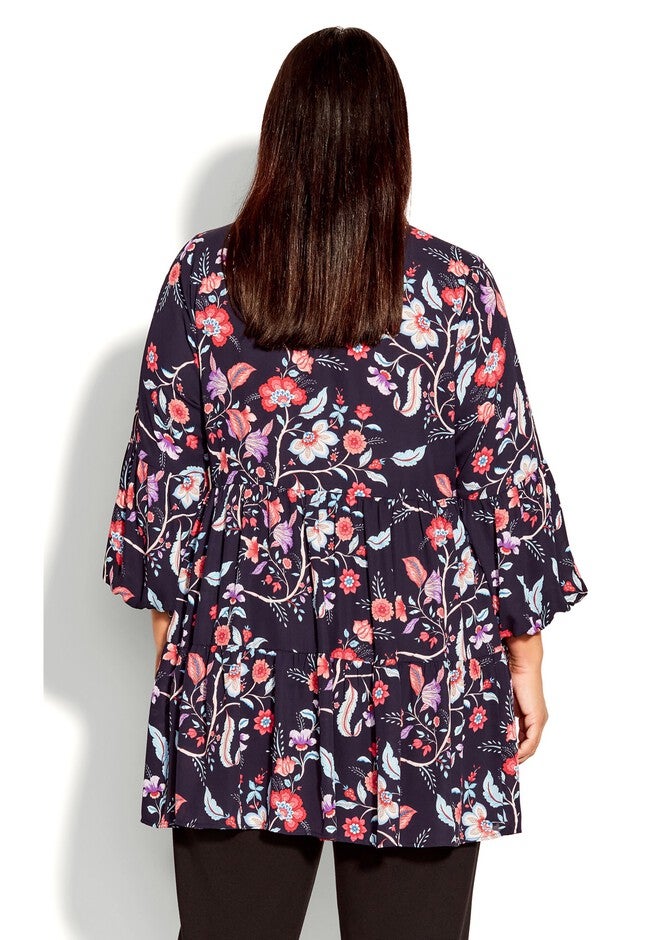 Enchant Print Tunic, ENCHANTED FLORAL, alternate image number null