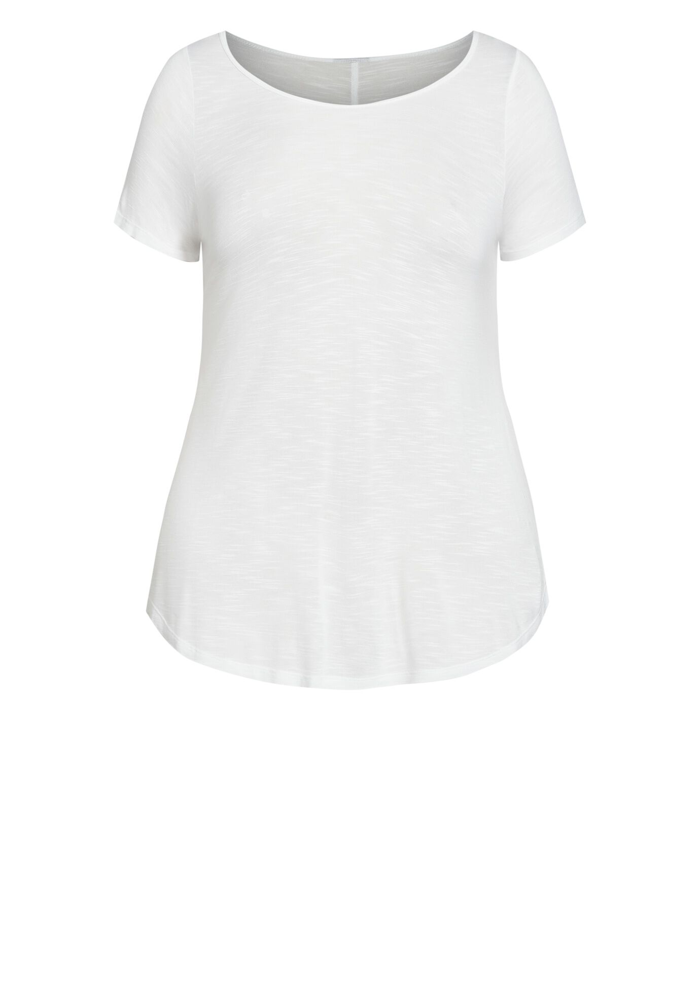 Visc Slub Sf Top, WHITE, alternate image number 4