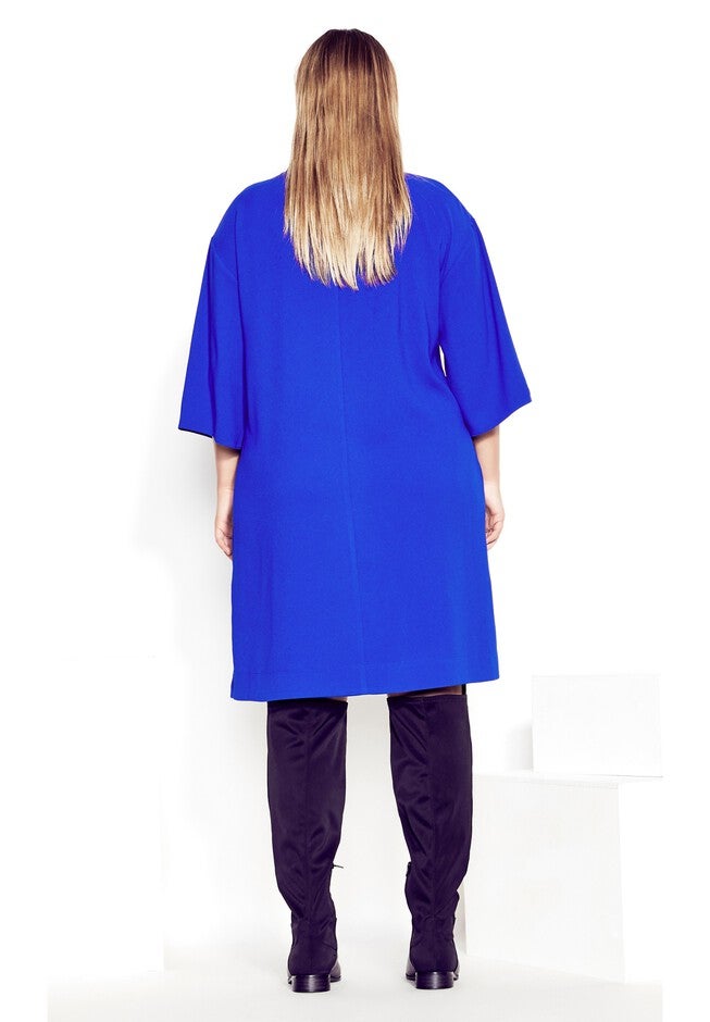 Refinity Cowl Dress - cobalt, BLUE, alternate image number 6