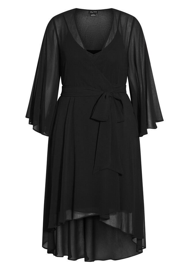 Stevie Dress - black, BLACK, alternate image number null