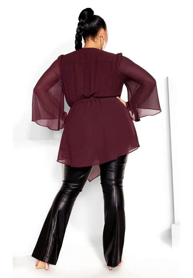 Arya Top - oxblood, RED, alternate image number null