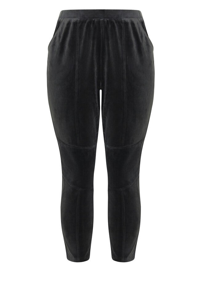 Velour Panel Pant, SLATE, alternate image number null